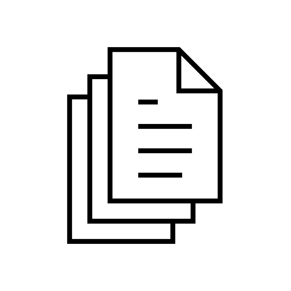 Technical data sheet icon